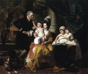 Sir William Pepperrell and Family by John Singleton Copley Oil Painting