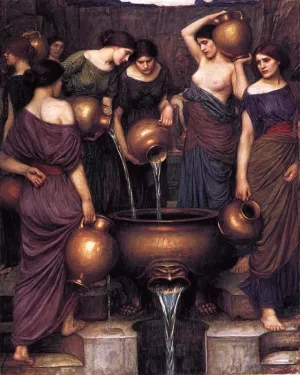 The Danaides by John William Waterhouse - Oil Painting Reproduction