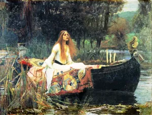 The Lady of Shalott by John William Waterhouse - Oil Painting Reproduction