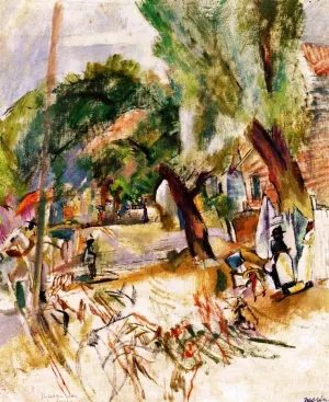 Cuban Figures by Jules Pascin - Oil Painting Reproduction