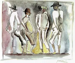 Cubans by Jules Pascin - Oil Painting Reproduction