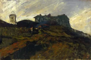 A House on the Spanish Countryside by Mariano Jose Ma Fortuny y Carbo - Oil Painting Reproduction
