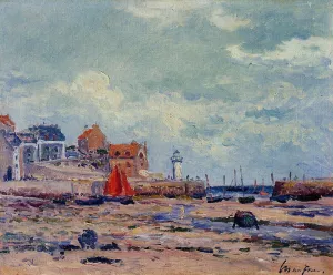At Low Tide by Maxime Maufra - Oil Painting Reproduction