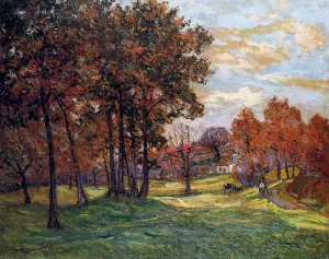 Autumn Landscape at Goulazon, Finistere by Maxime Maufra - Oil Painting Reproduction
