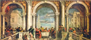 Feast in the House of Levi by Paolo Veronese - Oil Painting Reproduction
