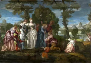 Moses Saved from the Water by Paolo Veronese - Oil Painting Reproduction
