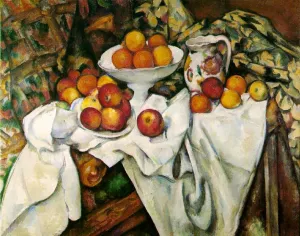 Apples and Oranges by Paul Cezanne - Oil Painting Reproduction