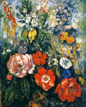 Bouquet of Flowers by Paul Cezanne - Oil Painting Reproduction