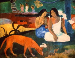 Arearea Joyousness by Paul Gauguin - Oil Painting Reproduction