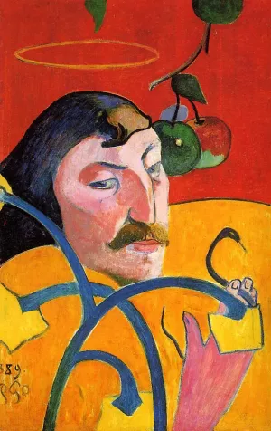 Caricature, Self Portrait by Paul Gauguin - Oil Painting Reproduction