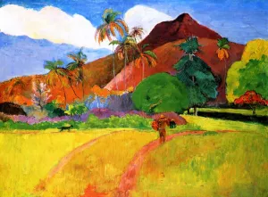 Tahitian Landscape by Paul Gauguin - Oil Painting Reproduction