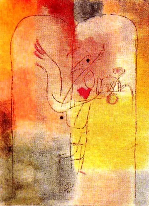 A Genius Serves a Small Breakfast by Paul Klee - Oil Painting Reproduction