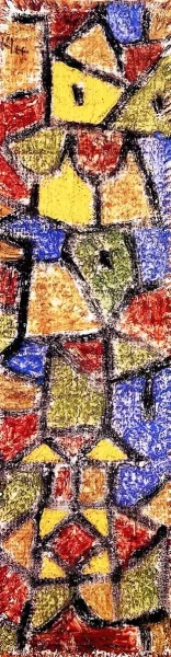 A Kind of Skycraper by Paul Klee - Oil Painting Reproduction