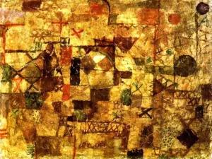 Carpet of Memory by Paul Klee - Oil Painting Reproduction