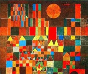 Castle and Sun by Paul Klee - Oil Painting Reproduction
