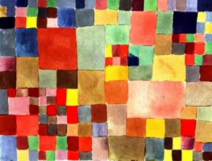 Flora on Sand by Paul Klee - Oil Painting Reproduction