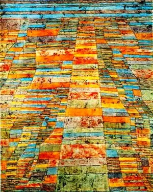 Highway and Byways by Paul Klee - Oil Painting Reproduction