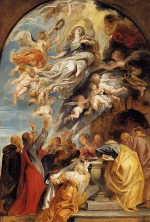 The Assumption of Mary by Peter Paul Rubens - Oil Painting Reproduction