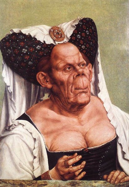 Oil Painting Reproduction The Ugly Duchess by Quentin Massys