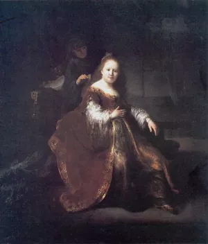 A Heroine from the Old Testament by Rembrandt Van Rijn - Oil Painting Reproduction