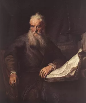 Apostle Paul by Rembrandt Van Rijn - Oil Painting Reproduction