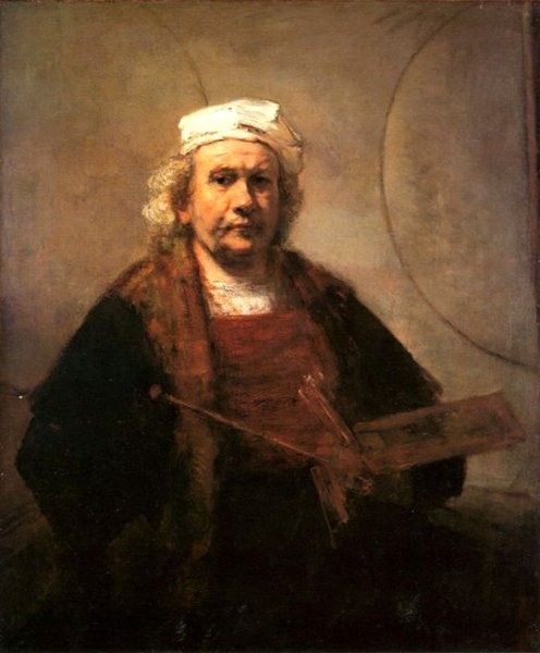 Oil Painting Reproduction Self Portrait 7 by Rembrandt Van Rijn