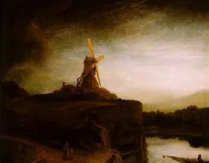 The Mill by Rembrandt Van Rijn - Oil Painting Reproduction