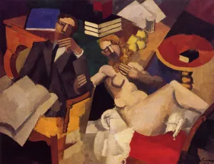 Married Life by Roger De La Fresnaye - Oil Painting Reproduction