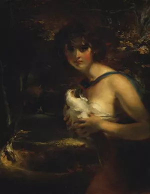 A Gypsy Girl by Sir Thomas Lawrence - Oil Painting Reproduction