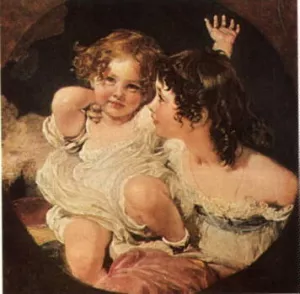 Calmady Children by Sir Thomas Lawrence - Oil Painting Reproduction