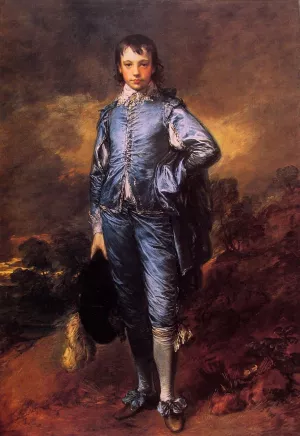 The Blue Boy Jonathan Buttall by Thomas Gainsborough - Oil Painting Reproduction