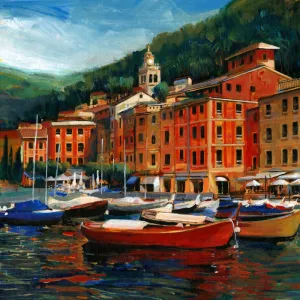 Italian Village I Oil Painting by Tim O'Toole - Contemporary