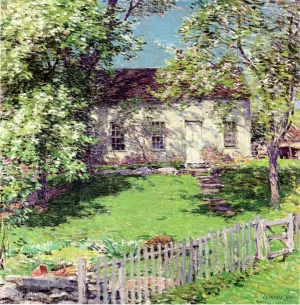 The Little White House by Willard Leroy Metcalf - Oil Painting Reproduction