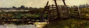 Noorden' by Willem Roelofs - Oil Painting Reproduction