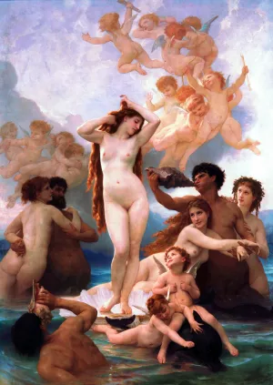 The Birth of Venus by William-Adolphe Bouguereau - Oil Painting Reproduction