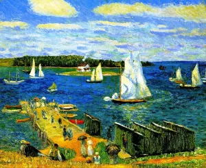 Mahone Bay by William Glackens - Oil Painting Reproduction