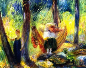 The Hammock by William Glackens - Oil Painting Reproduction
