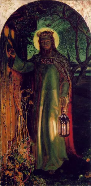 The Light of the World by William Holman Hunt - Oil Painting Reproduction