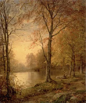 Indian Summer by William Trost Richards - Oil Painting Reproduction