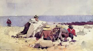 A Clam Bake by Winslow Homer - Oil Painting Reproduction