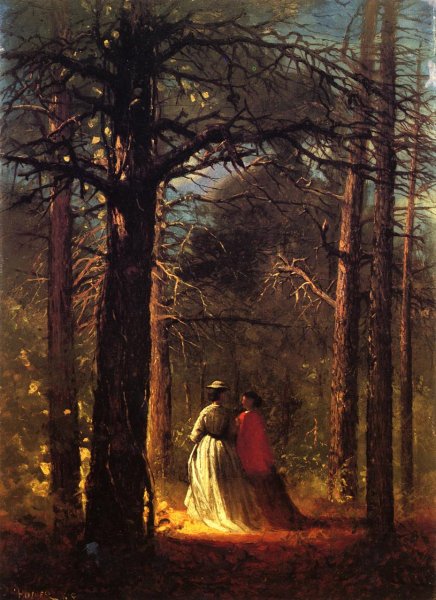 Oil Painting Reproduction Waverly Oaks by Winslow Homer